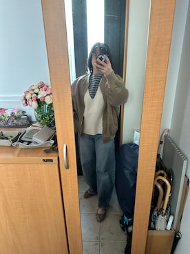 「IENA（イエナ）のアイテム（シューズ）」を使った、まろんさん（レディース・160cm）の春コーディネート