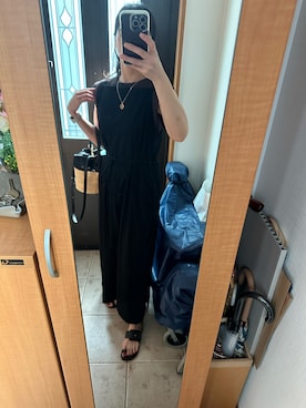 「IENA（イエナ）の【CORSO ROMA 9/コルソローマノーヴェ】FLAT SANDALS / サンダル（サンダル）」を使った、まろんさん（レディース・160cm）の夏コーディネート