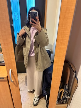 「春服デビュー宣言」｜「アイテム（マウンテンパーカー）」を使った、まろんさん（レディース・160cm）の春コーディネート