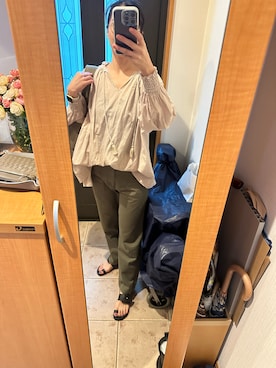 「IENA（イエナ）の【CORSO ROMA 9/コルソローマノーヴェ】FLAT SANDALS / サンダル（サンダル）」を使った、まろんさん（レディース・160cm）の春コーディネート