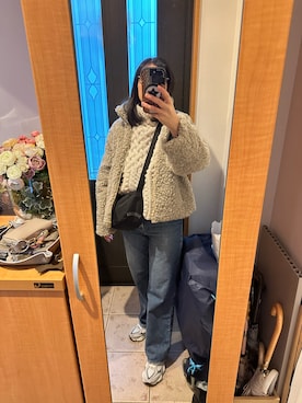 「IENA（イエナ）のアイテム」を使った、まろんさん（レディース・160cm）の冬コーディネート