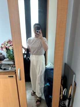 「IENA（イエナ）のアイテム」を使った、まろんさん（レディース・160cm）の夏コーディネート
