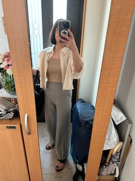 「IENA（イエナ）のアイテム（トートバッグ）」を使った、まろんさん（レディース・160cm）の夏コーディネート