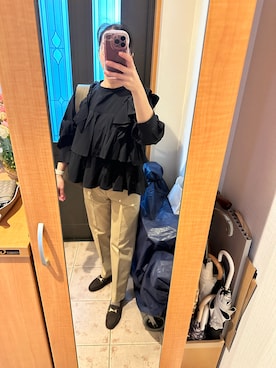 「Liesse（リエス）のアイテム」を使った、まろんさん（レディース・160cm）の秋コーディネート