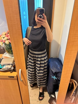 「CELINE（セリーヌ）のアイテム（ショルダーバッグ）」を使った、まろんさん（レディース・160cm）の秋コーディネート