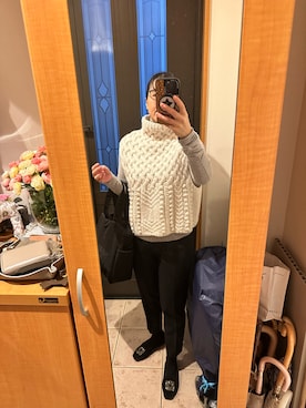 「FRAMeWORK（フレームワーク）のアイテム」を使った、まろんさん（レディース・160cm）の冬コーディネート