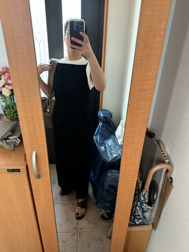 「IENA（イエナ）の【CORSO ROMA 9/コルソローマノーヴェ】FLAT SANDALS / サンダル（サンダル）」を使った、まろんさん（レディース・160cm）の夏コーディネート