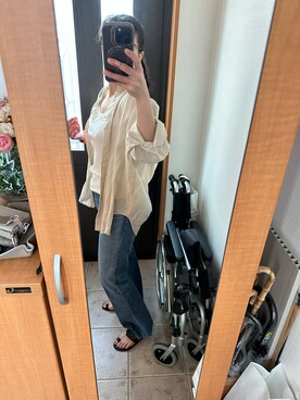 「IENA（イエナ）の【CORSO ROMA 9/コルソローマノーヴェ】FLAT SANDALS / サンダル（サンダル）」を使った、まろんさん（レディース・160cm）の春コーディネート