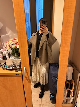 「IENA（イエナ）のアイテム」を使った、まろんさん（レディース・160cm）の冬コーディネート