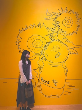 「LILY BROWN（リリーブラウン）のアイテム（トップス）」を使った、かなむさん（レディース・158cm）の春コーディネート