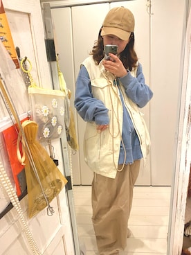 「M65」｜YURIAさん（レディース・156cm）の春コーディネート