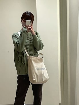 「アイテム（PC・スマホグッズ/家電）」を使った、b u l eさん（レディース・159cm・20代）の秋コーディネート