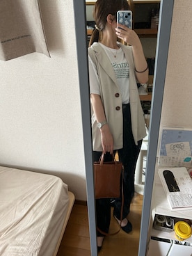 「Discoat」｜「アイテム（腕時計）」を使った、b u l eさん（レディース・159cm）の秋コーディネート