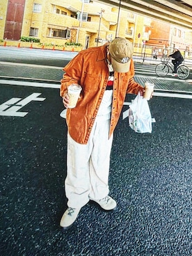 「アイテム（ニット/セーター）」を使った、kingさん（メンズ・168cm・40代）の冬コーディネート