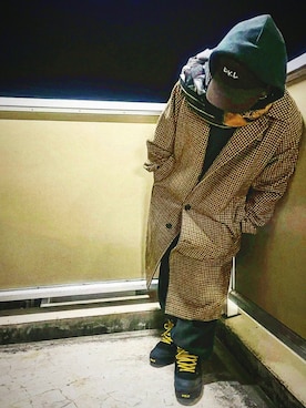 「アイテム（その他アウター）」を使った、kingさん（メンズ・168cm）の冬コーディネート