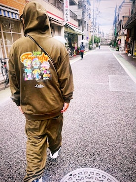 「アイテム（スウェット）」を使った、kingさん（メンズ・168cm・40代）の秋コーディネート