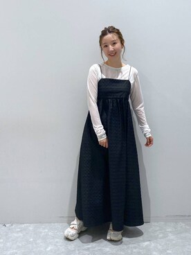 「アイテム（ワンピース/ドレス）」を使った、_buu_さん（レディース・152cm・30代）の夏コーディネート