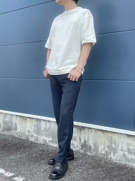 「PLST（プラステ）のアイテム（トップス）」を使った、コバちゃん🍎✨さん（メンズ・169cm）の夏コーディネート