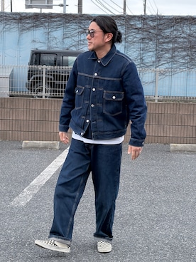 「Levi's（リーバイス）のアイテム（パンツ）」を使った、Michiさん（メンズ・177cm）の春コーディネート