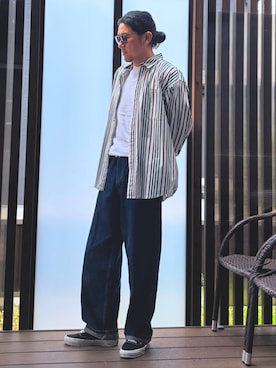 「Ray-Ban（レイバン）のアイテム」を使った、 michi7092026さん（メンズ・177cm）の春コーディネート