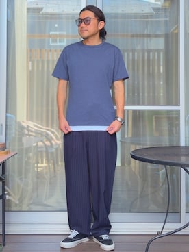 「VANS(バンズ)のアイテム」を使った、 michi7092026さん(メンズ・177cm)の夏コーディネート