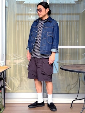 「アイテム（ジャケット/アウター）」を使った、 michi7092026さん（メンズ・177cm）の春コーディネート
