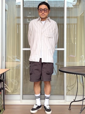 「UNIQLO（ユニクロ）のアイテム（その他パンツ、ブラック系）」を使った、 michi7092026さん（メンズ・177cm）の春コーディネート