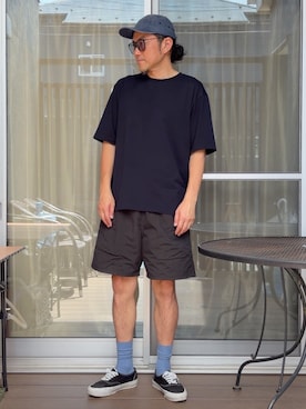 「VANS（バンズ）のVANS PREMIUM オーセンティック（スニーカー、ブラック系）」を使った、 michi7092026さん（メンズ・177cm）の春コーディネート