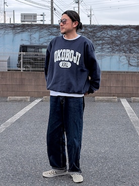 「Levi's（リーバイス）のアイテム（パンツ）」を使った、Michiさん（メンズ・177cm）の春コーディネート