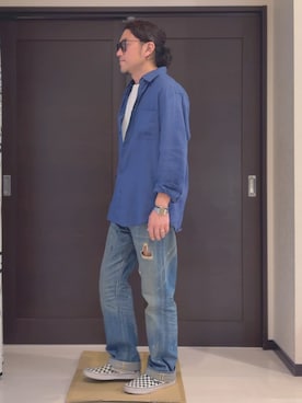「Ray-Ban（レイバン）のアイテム」を使った、 michi7092026さん（メンズ・177cm）の夏コーディネート