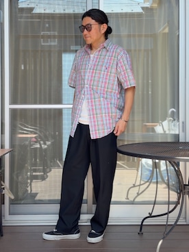 「Ray-Ban（レイバン）のアイテム」を使った、 michi7092026さん（メンズ・177cm）の夏コーディネート