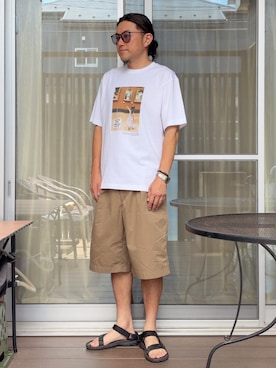 「Ray-Ban（レイバン）のアイテム」を使った、 michi7092026さん（メンズ・177cm）の夏コーディネート