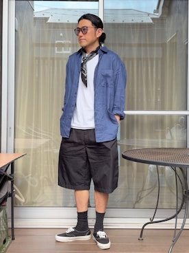 「Ray-Ban（レイバン）のアイテム」を使った、 michi7092026さん（メンズ・177cm）の夏コーディネート