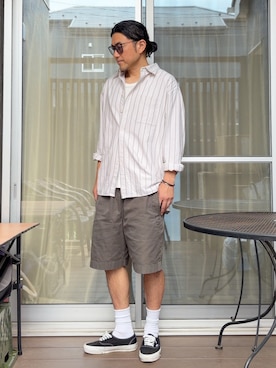 「Ray-Ban（レイバン）のアイテム」を使った、 michi7092026さん（メンズ・177cm）の夏コーディネート
