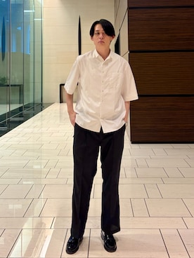「Saturdays NYC（サタデーズ ニューヨークシティ ）のアイテム」を使った、KENTAさん（メンズ・181cm）の秋コーディネート