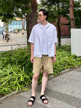 「アイテム（シャツ/ブラウス）」を使った、KENTAさん（メンズ・181cm・30代）の夏コーディネート