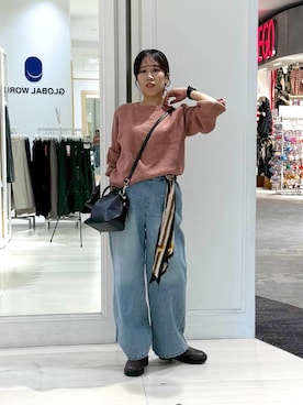 「アイテム（その他ヘアアクセサリー）」を使った、おまゆさん（レディース・159cm）の秋コーディネート