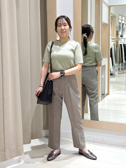 セール】お手入れラクラク/SET UPテーパードパンツ/289097（その他