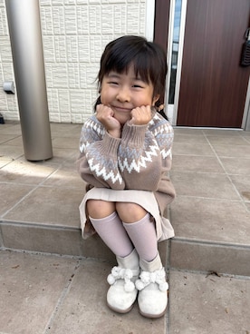 おまゆさん（キッズ・110cm）の秋コーディネート