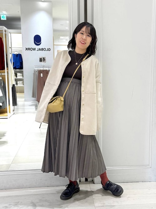 セール】MATINEE LINE/リバーシブルボア切り替えジャケット/606804