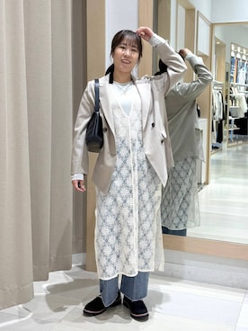 おまゆさん（レディース・159cm）の春コーディネート