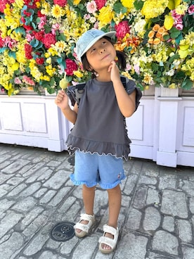 おまゆさん（キッズ・108cm）の夏コーディネート