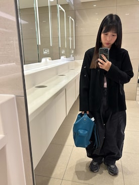 「アイテム（バックパック/リュック）」を使った、サトウナナミさん（レディース・155cm・30代）の冬コーディネート