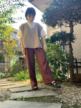 サトウナナミさん（レディース・154cm）の秋コーディネート