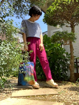 サトウナナミさん（レディース・154cm）の夏コーディネート