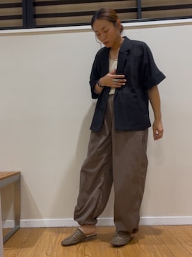 「RODE SKO（ロデスコ）のアイテム（サンダル）」を使った、mihochandonさん（レディース・161cm）の夏コーディネート