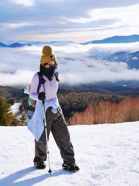 「KANGOL（カンゴール）のアイテム（帽子）」を使った、みかさん（レディース・165cm）の春コーディネート