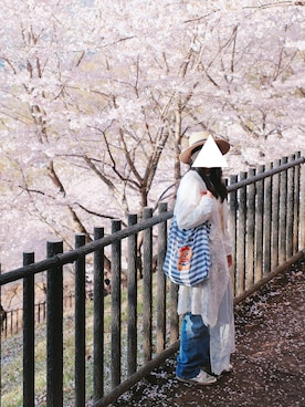 「Honeys（ハニーズ）のアイテム」を使った、みかさん（レディース・165cm）の春コーディネート