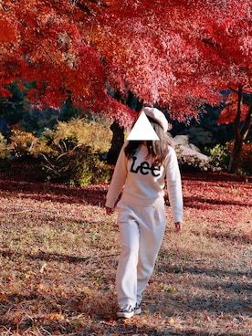 「アイテム（ソックス/靴下）」を使った、みかさん（レディース・165cm）の秋コーディネート