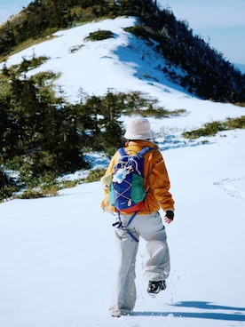 「Lee（リー）のLee/リー　LE REVERSIBLE BUCKET CORS&BOA（ハット）」を使った、みかさん（レディース・165cm）の秋コーディネート